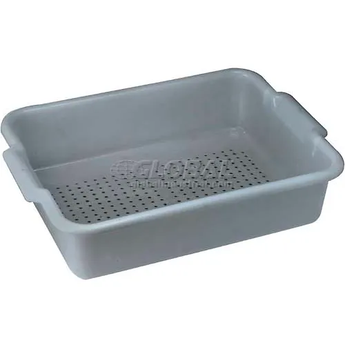 Winco PLP-5G Perforated Bus Box, Gray