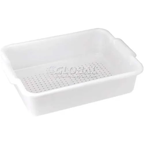 Winco PLP-5W Perforated Bus Box, White