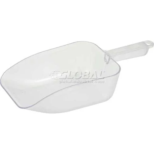 Winco PS-50 Utility Scoop, 50 oz, Clear, Polycarbonate - Pkg Qty 12