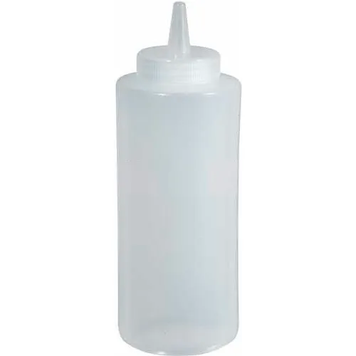 Winco PSB-08Y Squeeze Bottles, 8 oz - Pkg Qty 12