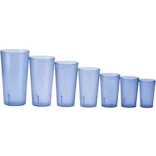 Winco PTP-05B Pebbled Tumblers, 5 oz, 9.63"H, 12/Pack