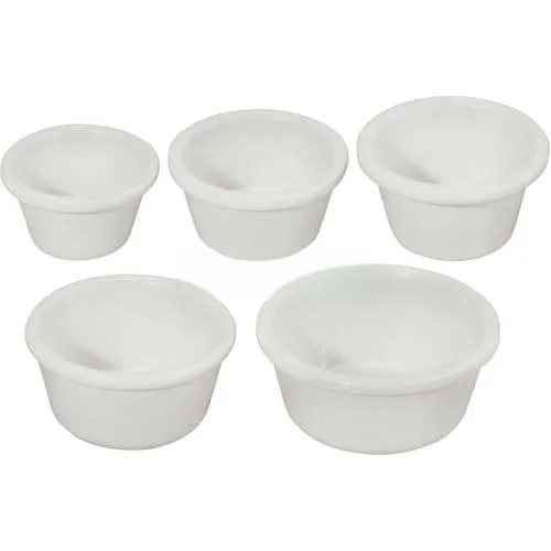 Winco RP-3B Plain Ramekins, 3 oz, Melamine, Bone, 12 Per Pack