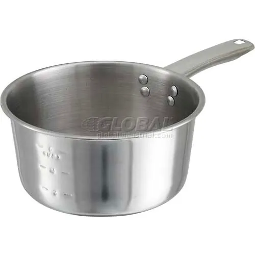 Winco SAP-2 Sauce Pan, 2 Qt - Pkg Qty 12