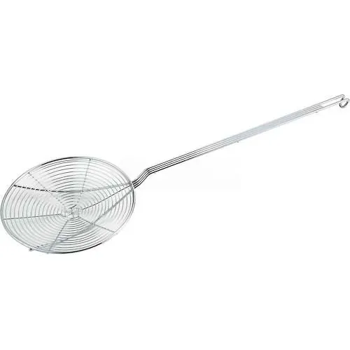 Winco SCF-7 Round Spiral Skimmer, 7"D - Pkg Qty 12