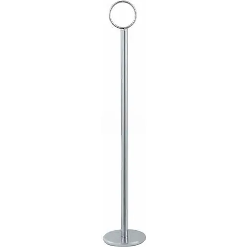 Winco TBH-12 Table Number Holder, 12"H, Stainless Steel - Pkg Qty 24