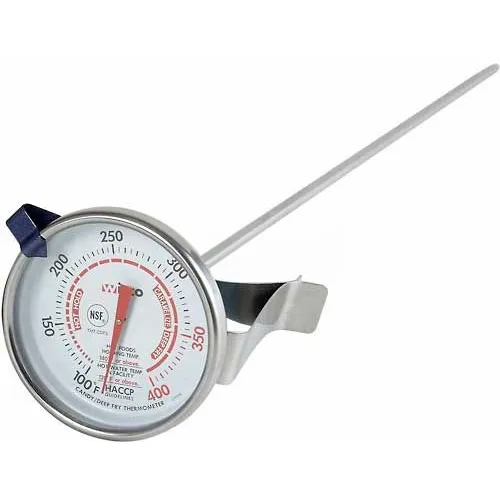 Winco TMT-CDF3 Dial Deep Fryer Thermometer - Pkg Qty 6
