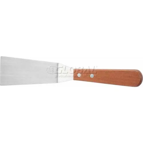 Winco TN165 Blade Grill Spatula, 5-1/2"L Blade, 2-1/2"W, Wooden Handle - Pkg Qty 12