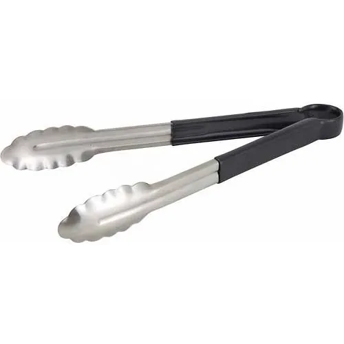 Winco UT-16HP-K Utility Tong Cold Food Service, Cold Food Service, 16"L, Black - Pkg Qty 12