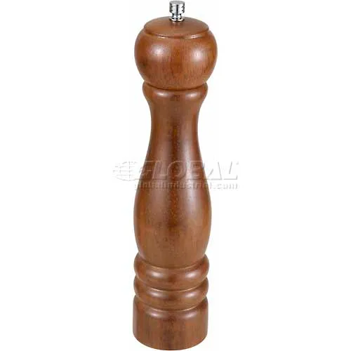 Winco WPM-10 Wooden Pepper Mill - Pkg Qty 3