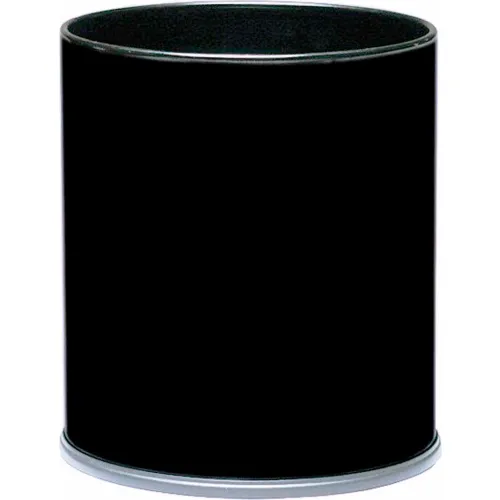 Witt Executive Series Metal Wastebasket 4 Gallon Black, 66BK
