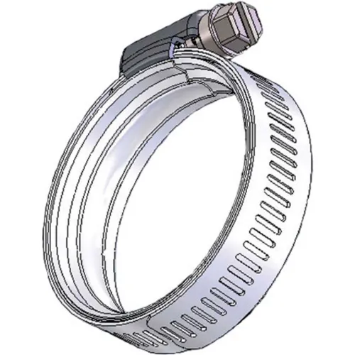 WS44 WaveSeal 360™ 9/16" Band Constant Tension Hose Clamp 2-1/16" - 3-1/16" Clamping Dia. 10Pk